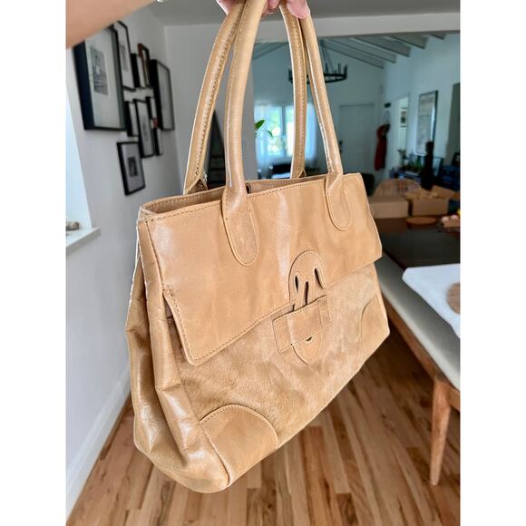 Letizia Vintage Cowhide Leather Handbag - Picture 3 of 7